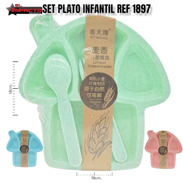 PLATO INFANTIL 1897