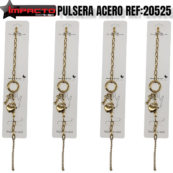 PULSERA ACERO 20525