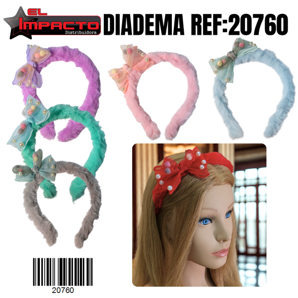 DIADEMA PELUCHE 20760