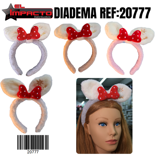 DIADEMA PELUCHE 20777