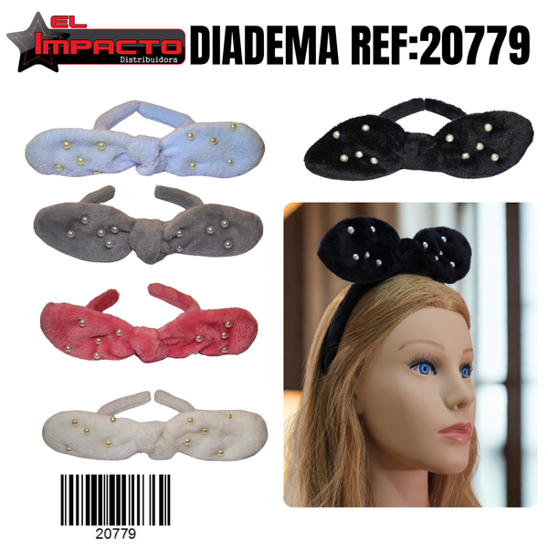 DIADEMA PELUCHE 20779
