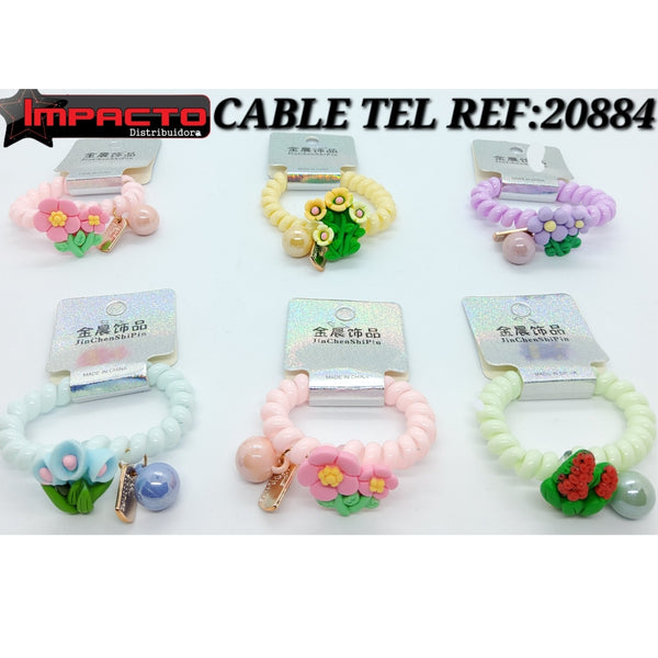 CABLE TELEFONO DECORADO 20884