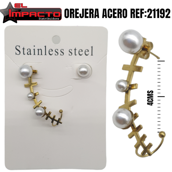 OREJERA ACERO 21192