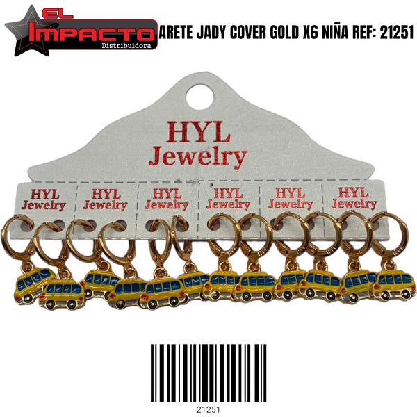 ARETE JADY COVER GOLD NIÑA 21251