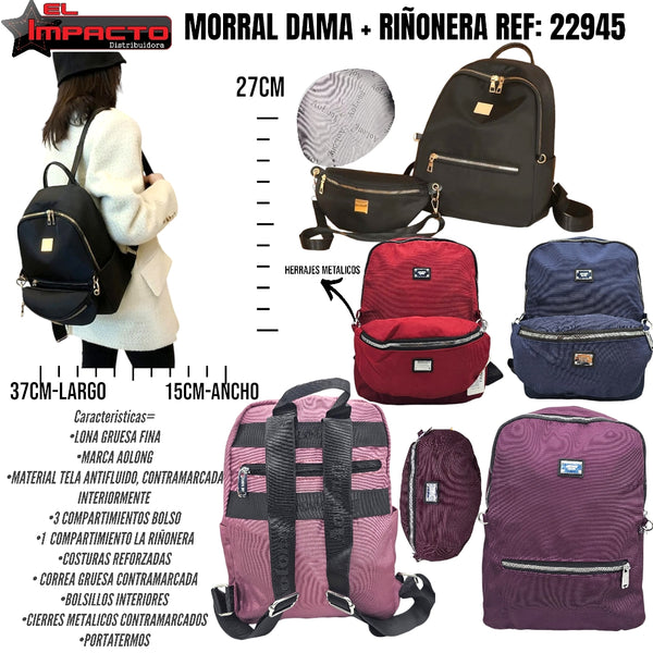 MORRAL DAMA + RIÑONERA 22945