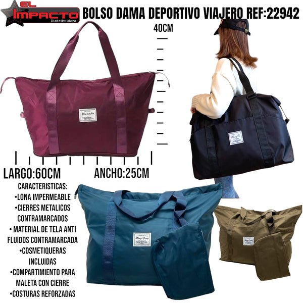 BOLSO DAMA DEPORTIVO PLEGABLE 22942