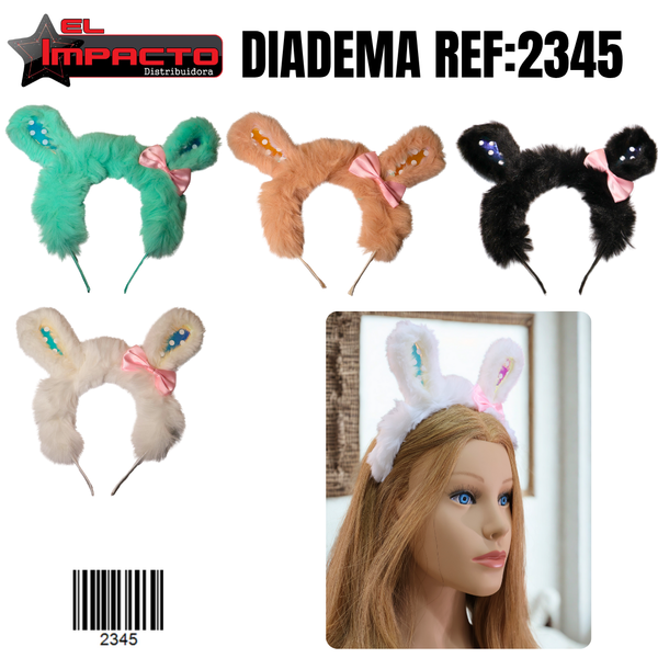 DIADEMA PELUCHE 2345