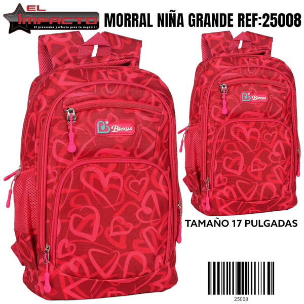 MORRAL ESCOLAR NIÑA GRANDE 25008