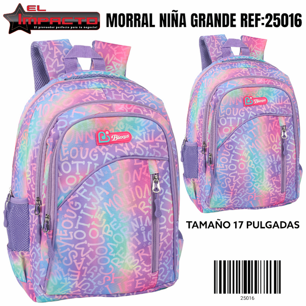 MORRAL ESCOLAR NIÑA GRANDE 25016