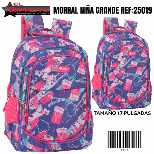MORRAL ESCOLAR NIÑA GRANDE 25019