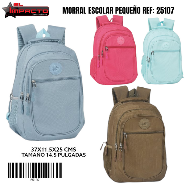 MORRAL UNICOLOR PEQUEÑO 14,5" 25107