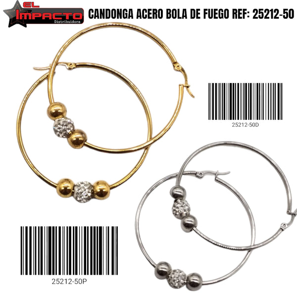 CANDONGA ACERO BOLA DE FUEGO 25212-50