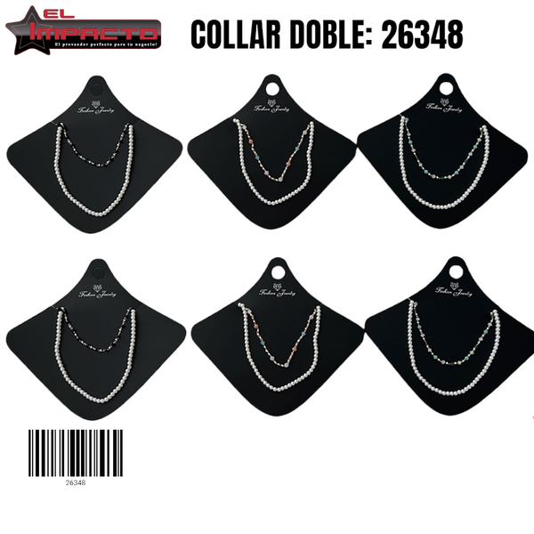 COLLAR DOBLE PERLA 26348