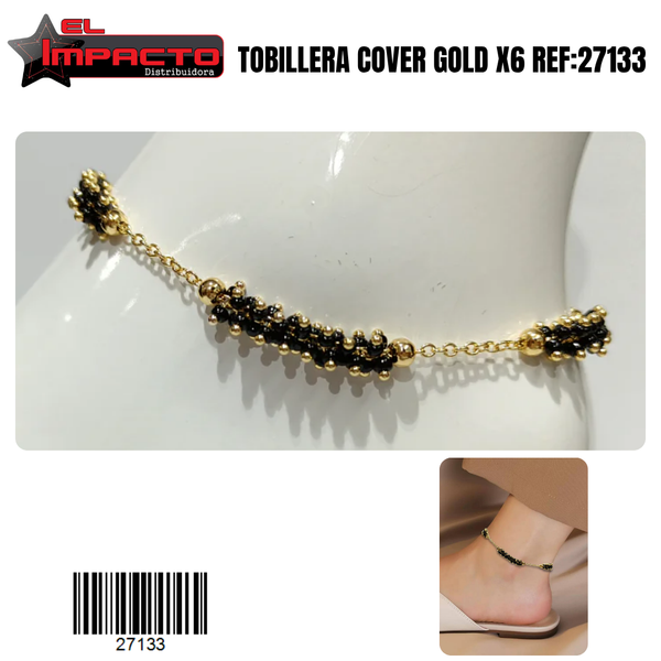 TOBILLERA COVER GOLD x6 27133