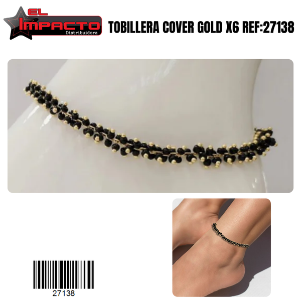 TOBILLERA COVER GOLD x6 27138