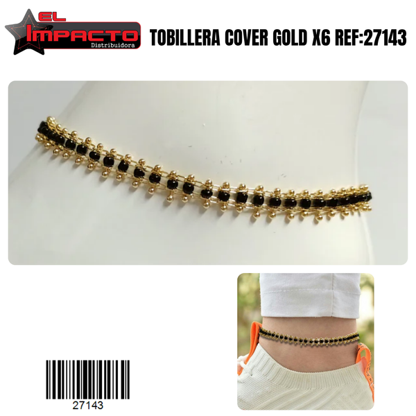 TOBILLERA COVER GOLD x6 27143