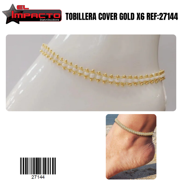 TOBILLERA COVER GOLD x6 27144