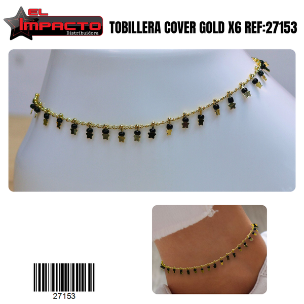 TOBILLERA COVER GOLD x6 27153