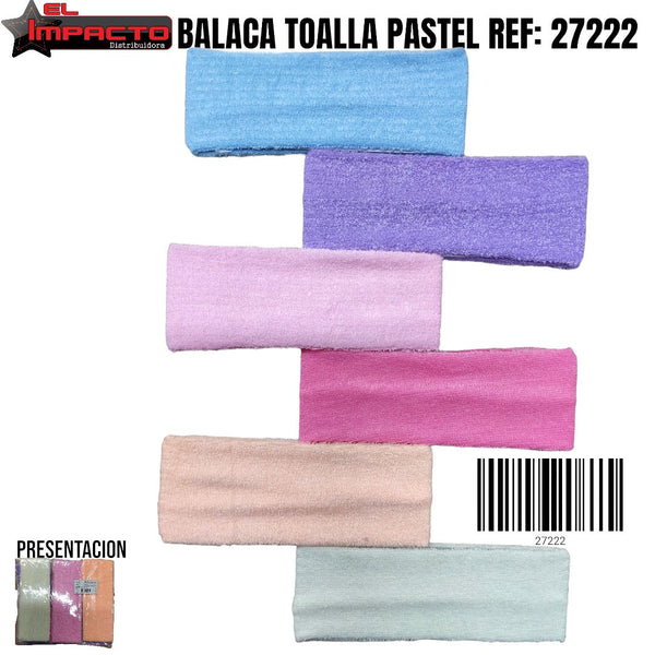 BALACA TOALLA 8CM 27222