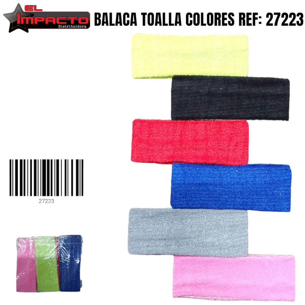BALACA TOALLA 8CM 27223