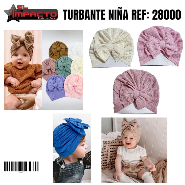 TURBANTE PARA NIÑA 28000