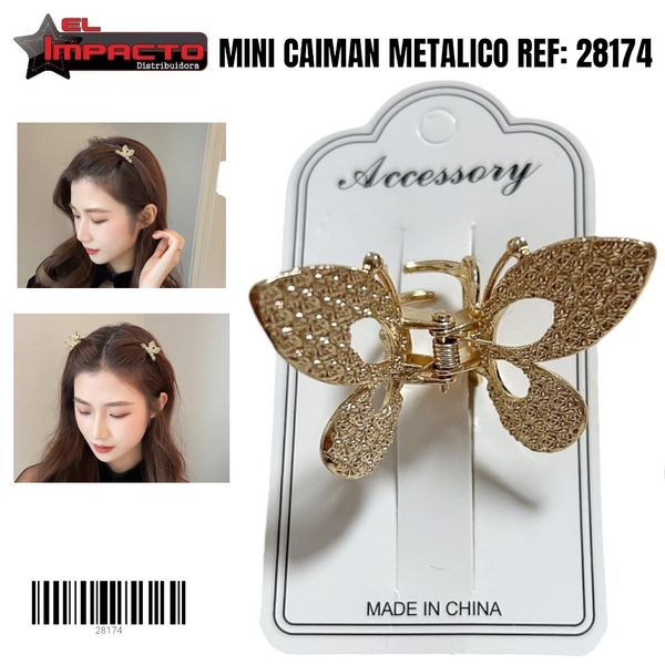 MINICAIMAN METALICO 28174