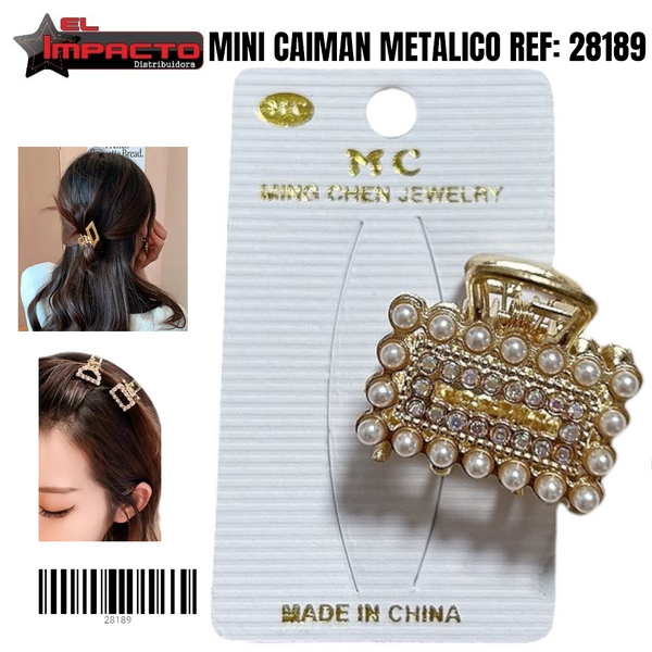 MINICAIMAN METALICO 28189