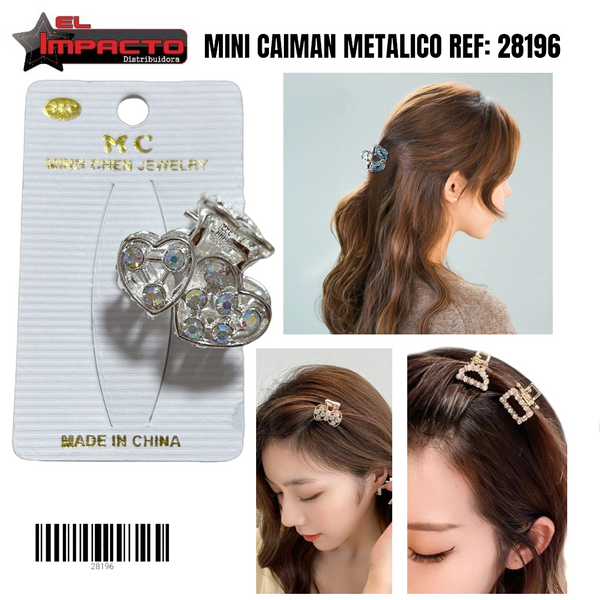 MINICAIMAN METALICO 28196