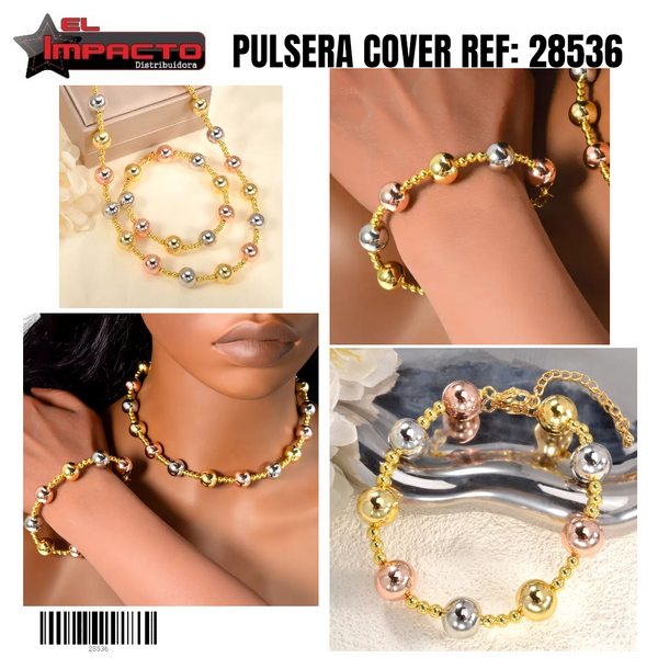 PULSERA COVER GOLD 28536