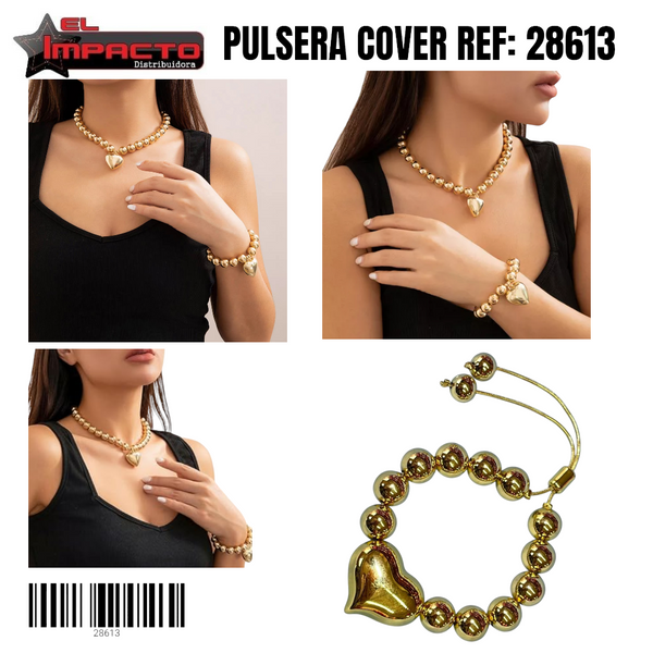 PULSERA COVER GOLD 28613