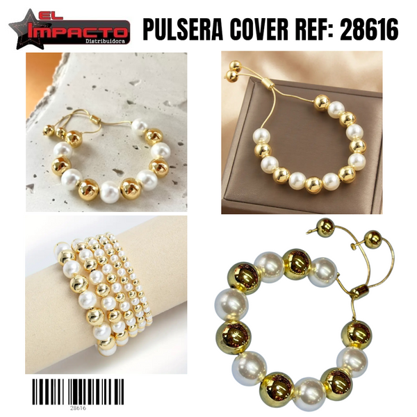 PULSERA COVER GOLD 28616