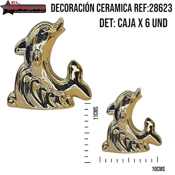 DECORACIÓN DELFIN x6 28623