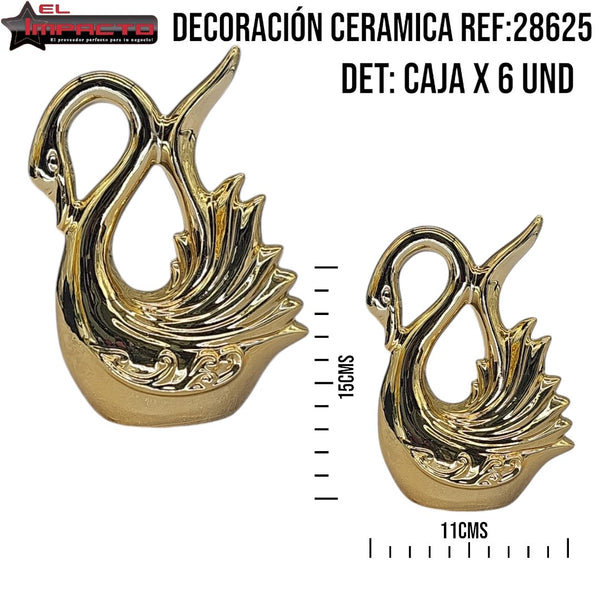 DECORACIÓN CISNE x6 28625