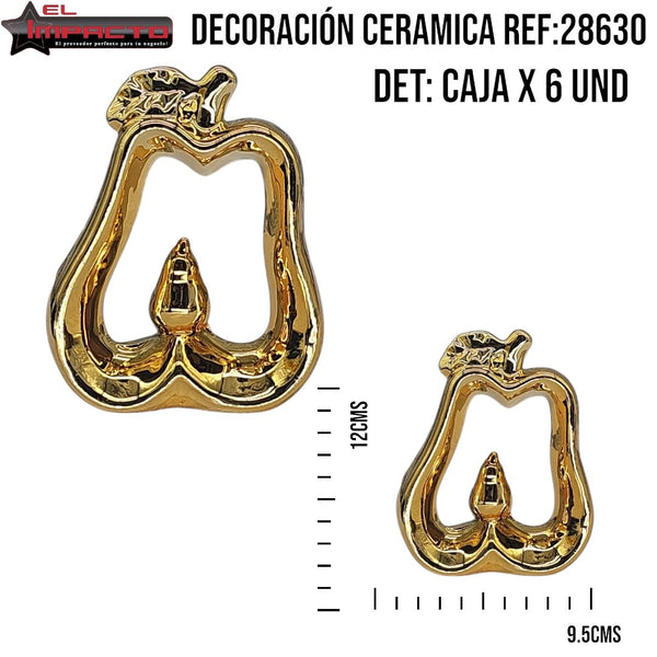 DECORACIÓN PERA x6 28630