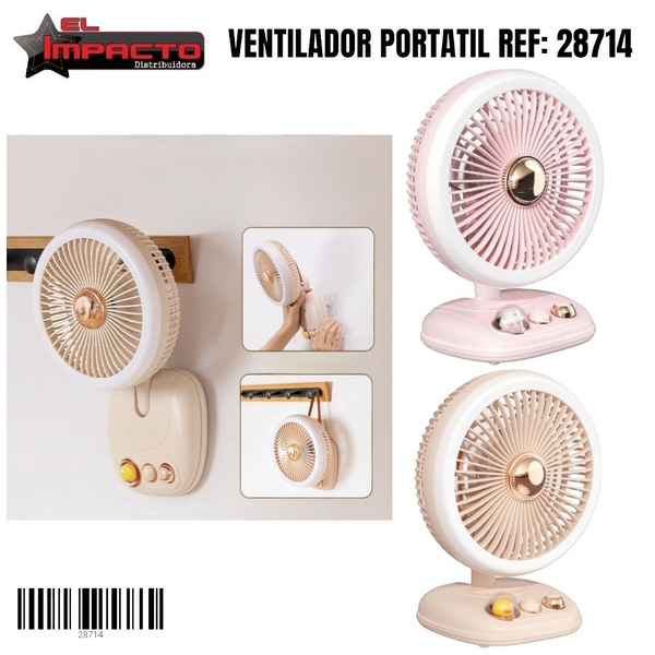 VENTILADOR PORTATIL 28714