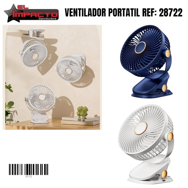 VENTILADOR PORTATIL 28722