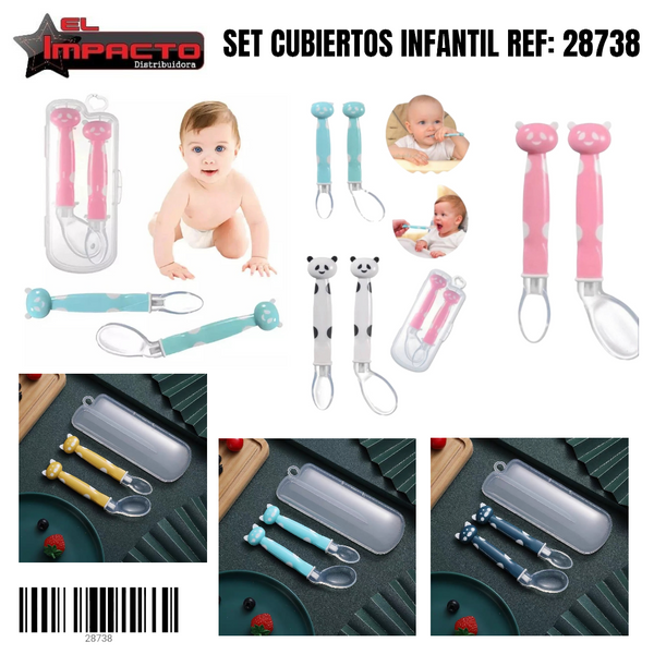 SET CUBIERTOS INFANTIL 28738