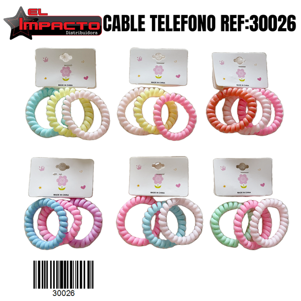 CABLE TELEFONO x3 30026