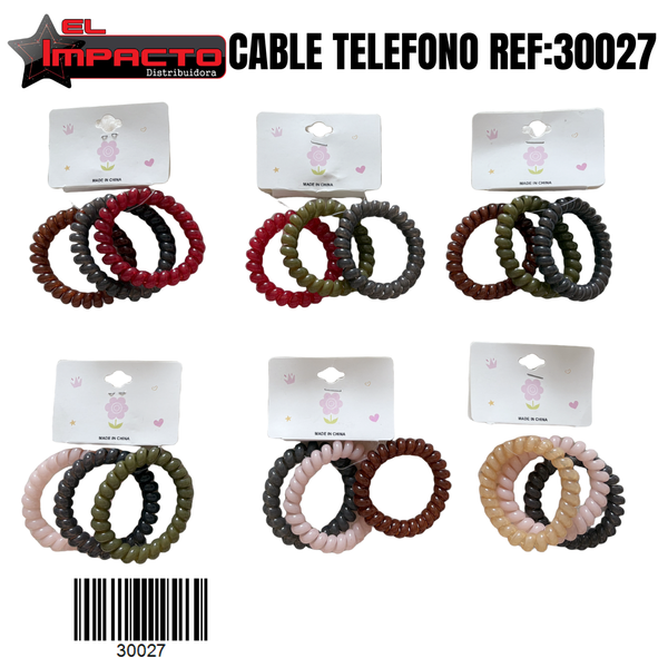 CABLE TELEFONO x3 30027