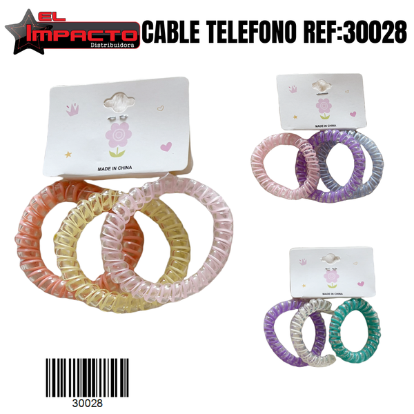 CABLE TELEFONO x3 30028