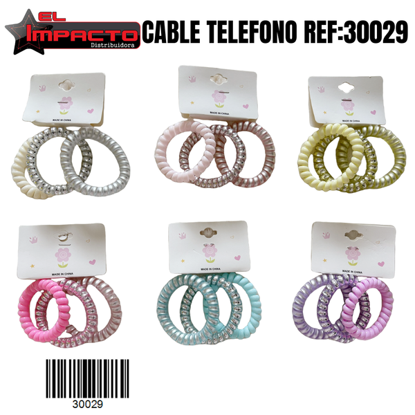 CABLE TELEFONO x3 30029