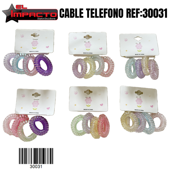 CABLE TELEFONO x4 30031