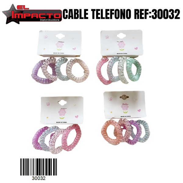 CABLE TELEFONO x4 30032