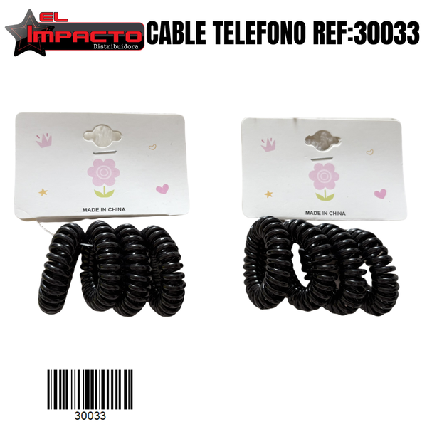 CABLE TELEFONO x4 30033