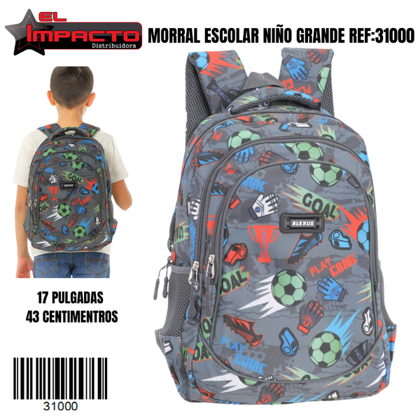 MORRAL ESCOLAR NIÑO GRANDE 31000