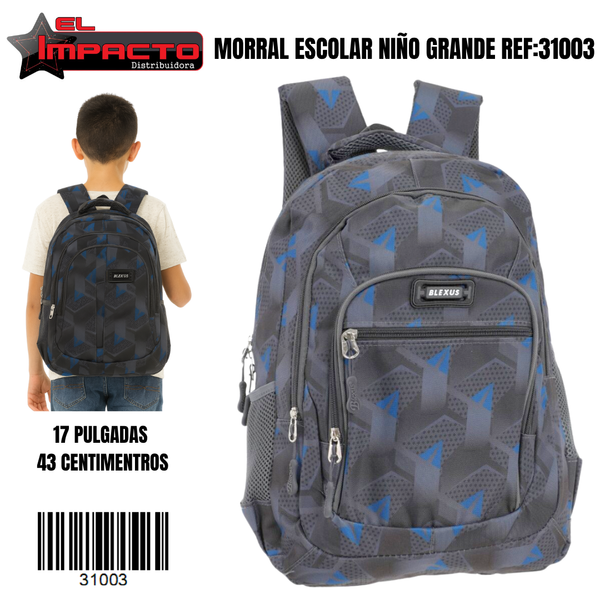 MORRAL ESCOLAR NIÑO GRANDE 31003