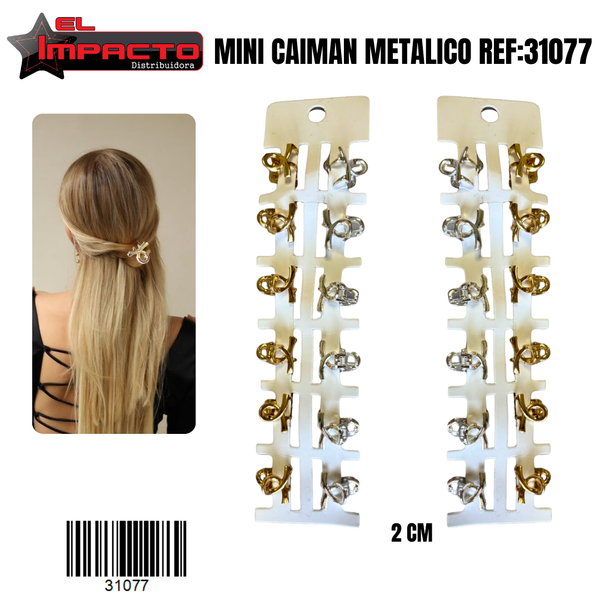 MINI CAIMAN METALICO 31077