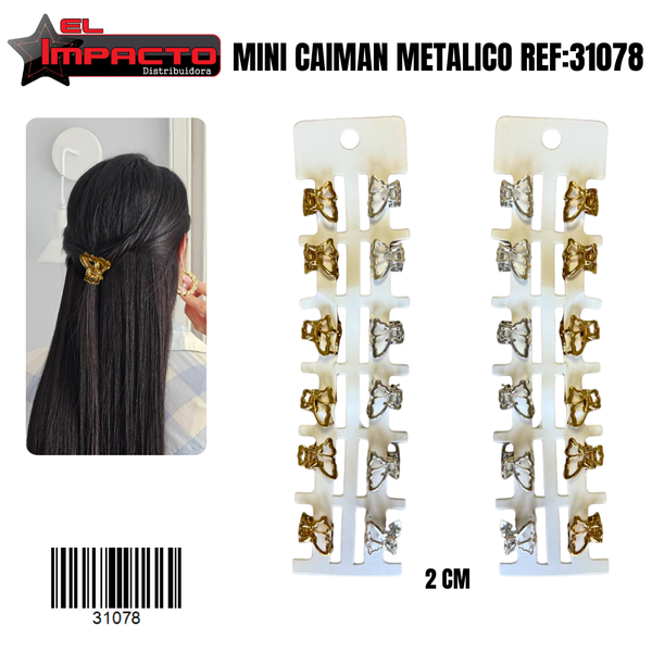 MINI CAIMAN METALICO 31078