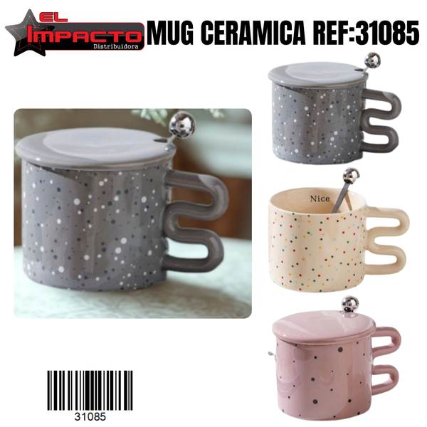 MUG CON TAPA 31085