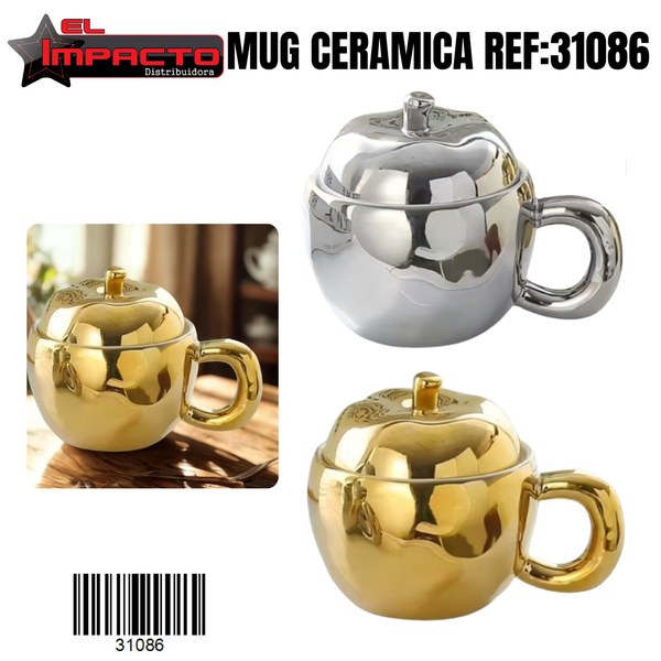 MUG CON TAPA 31086